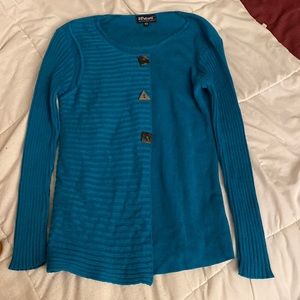 Putorti teal cardigan